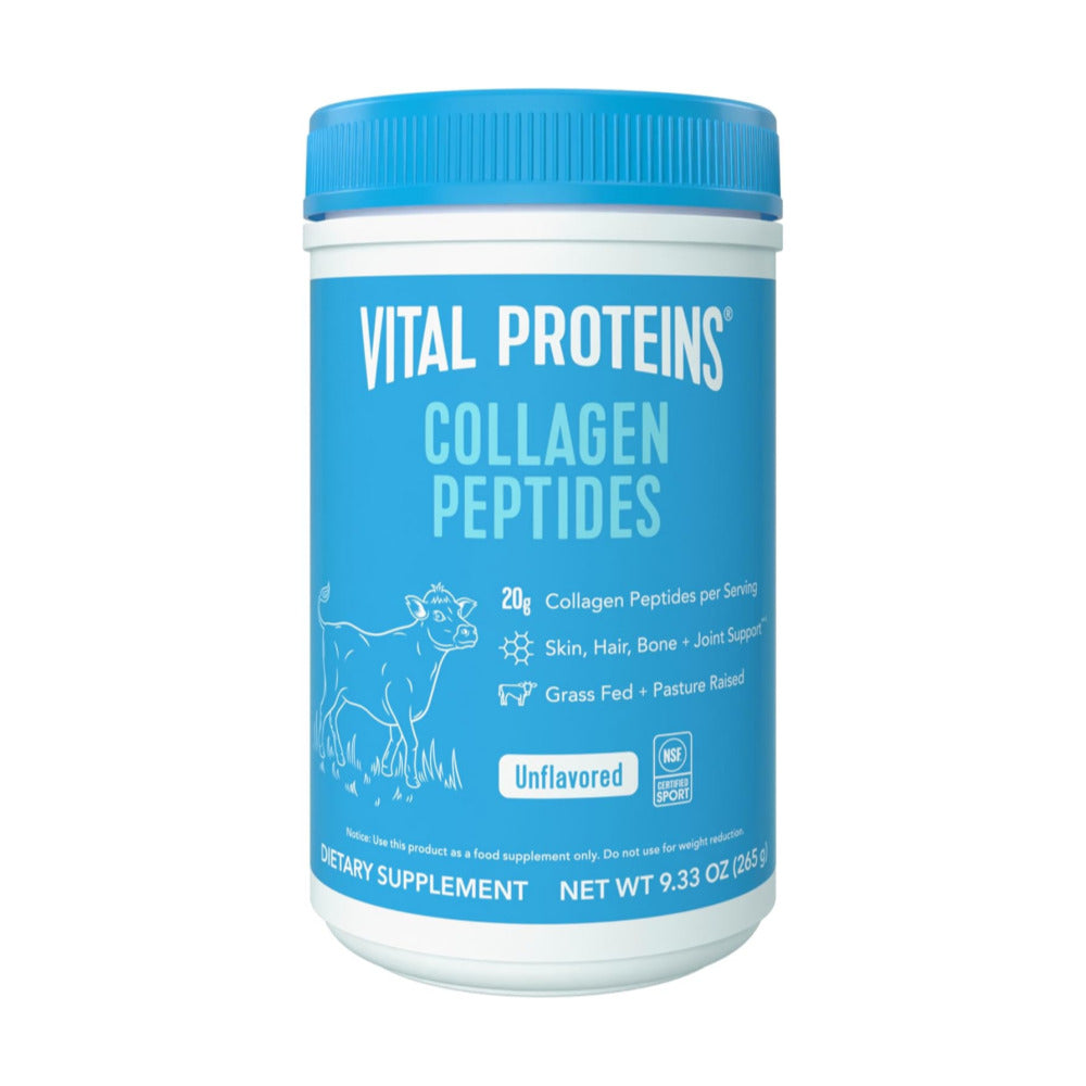 Vital Proteins Collagen Peptides Powder - Supports Hair, Nail, Skin, Bone & Joint Health, Unflavored, Collagen Protein 9.33 OZ