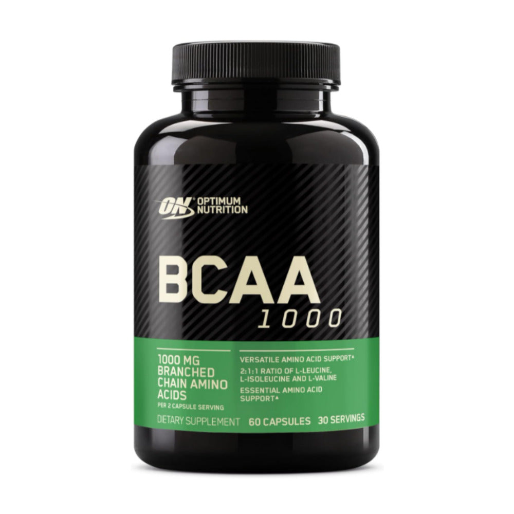 Optimum Nutrition Instantized BCAA Capsules, Keto Friendly Branched Chain Essential Amino Acids, 1000mg, 60 Count