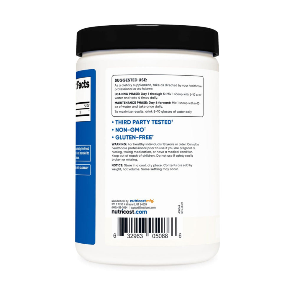 Nutricost Creatine Monohydrate Micronized Powder 500G, 5000mg Per Serv (5g) - 100 Servings, 17.9 Oz