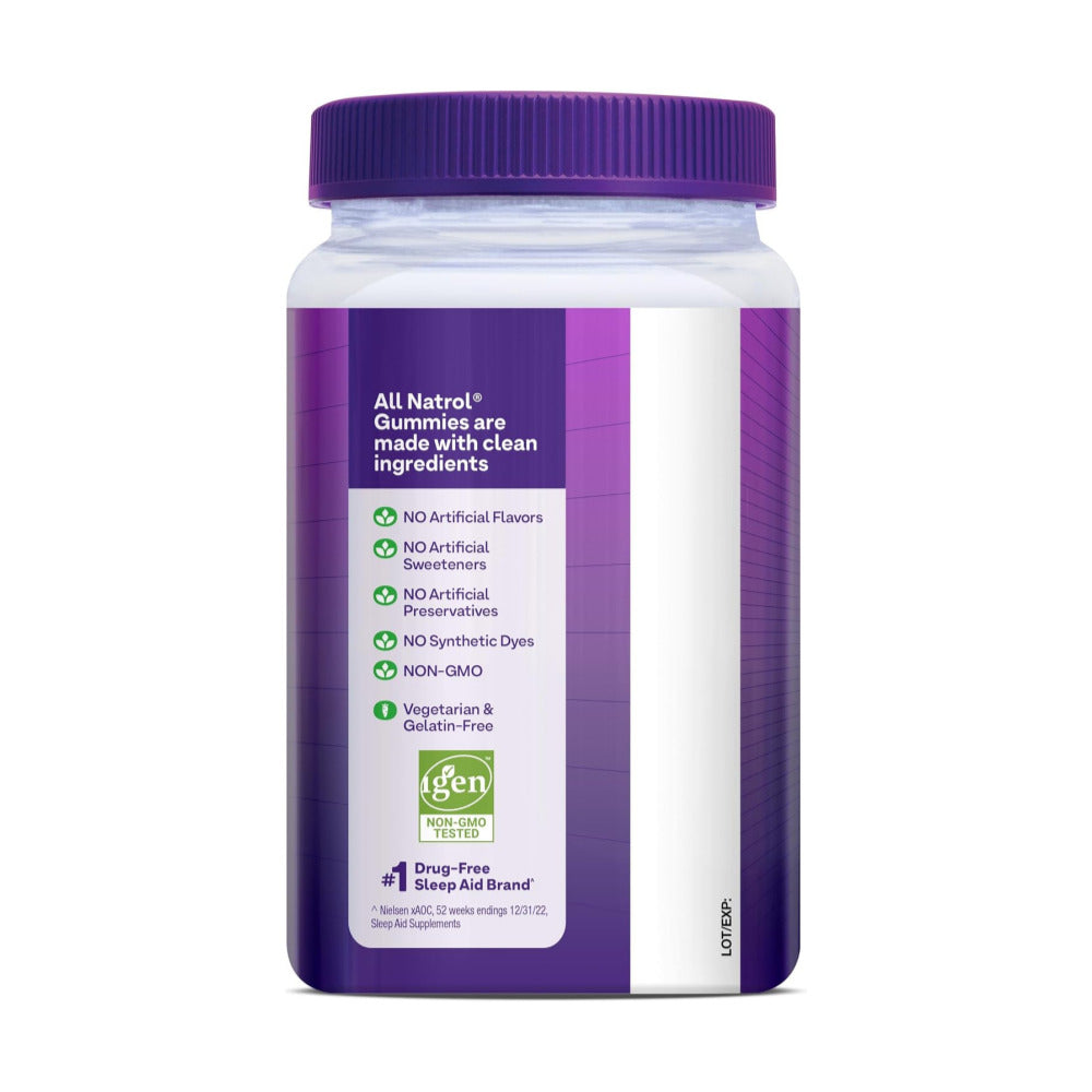 Natrol Melatonin Gummies, Sleep Support for Adults, Melatonin 10 mg, 140 Strawberry-Flavored, Up to 70 Days