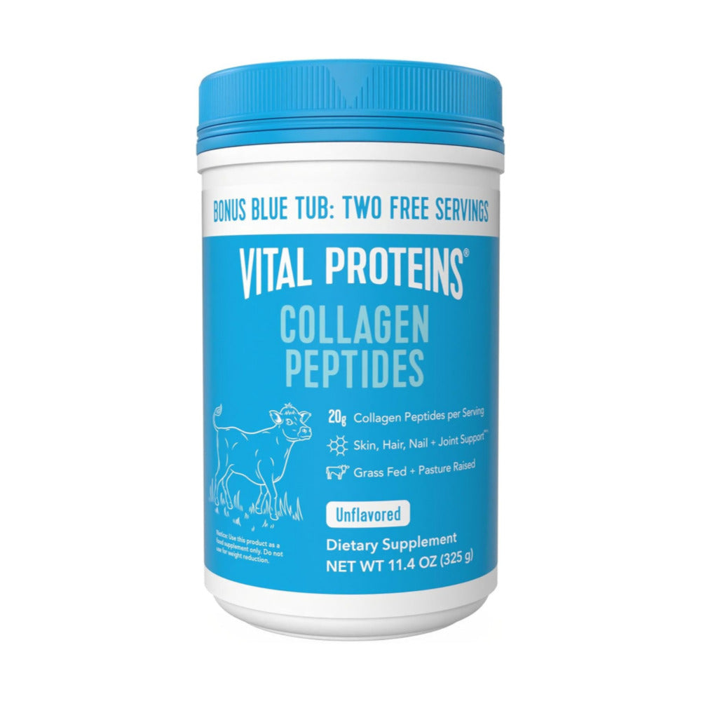 Vital Proteins Collagen Peptides Powder - Supports Hair, Nail, Skin, Joint Health, Unflavored, Zero Sugar, 11.4oz