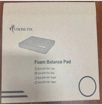 StrongTek Professional Foam Exercise Balance Pad - 15.8" 13" x 2", High-Density