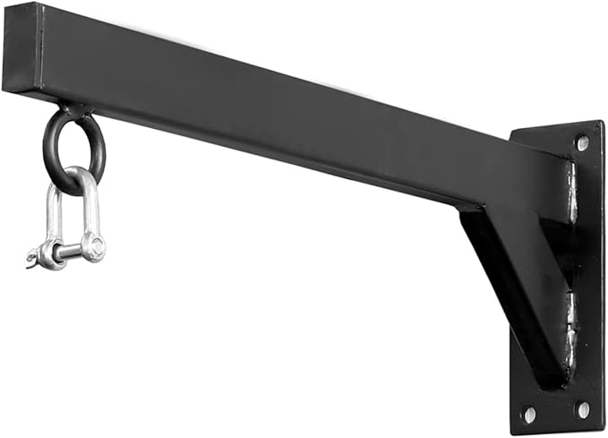 Punch Bag Wall Bracket by JP Sports - 18inch Heavy Duty with D-Shackle Swivel, Chain & Fixings Materials