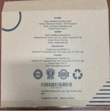 StrongTek Professional Foam Exercise Balance Pad - 15.8" 13" x 2", High-Density