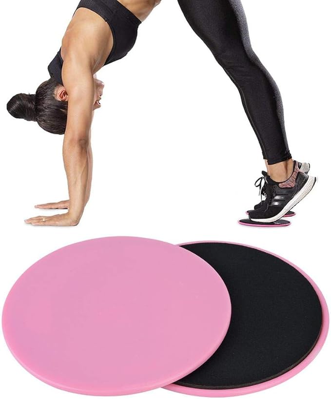 Yosoo 2 Pcs Core Sliders Exercise Sliders Fitness