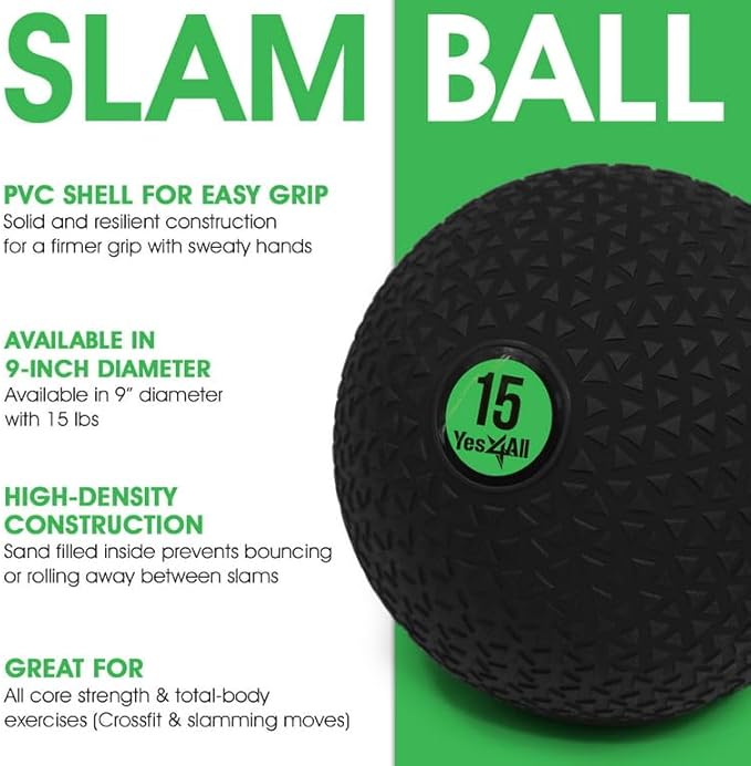 Yes4All Slam Ball 15lbs -