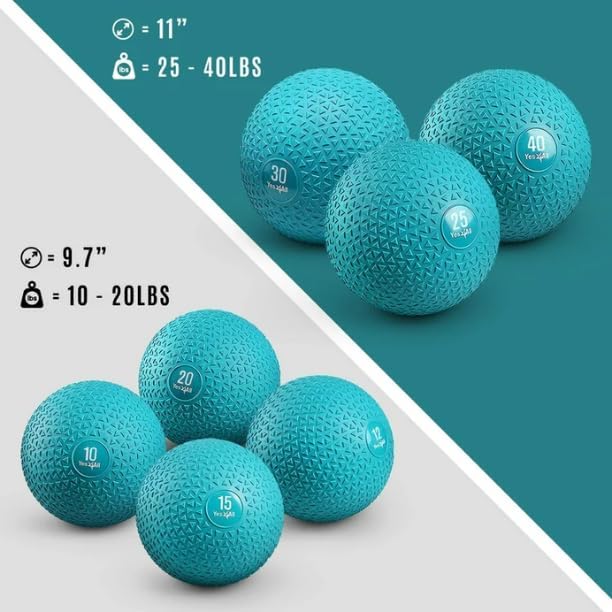 Yes4All Slam Ball 10-40lb Medicine