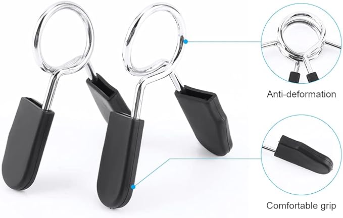VGEBY Spring Collar Clip 2 Pcs 25mm Barbell