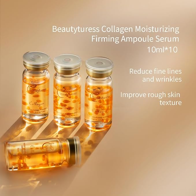 Korean Collagen Skincare Set for Women - Snail Mucin Infused - Deep Moisturizing & Firming Skin - Included Face Toner, Ampoule Serum, Lotion, Eye Cream, Idea Gift For Mother,Girlfriend