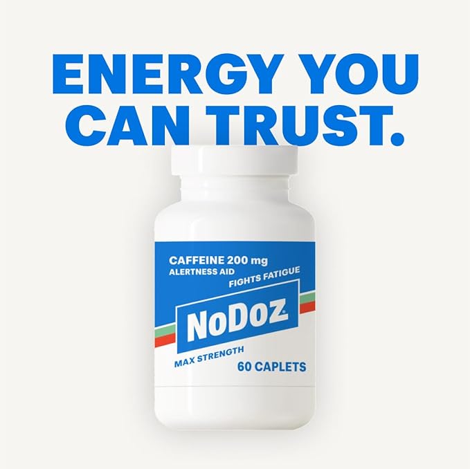 NoDoz 200mg Caffeine Pills Maximum Strength, 120 Caplets total