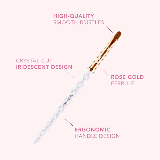 Kiara Sky Nail Art Brush | M Round | for cleaning around cuticle, applying builder gel and even creating the perfect French manicure!