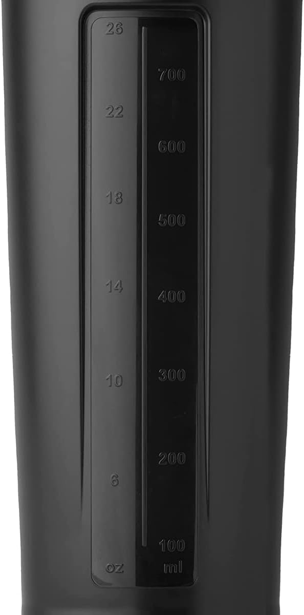 BlenderBottle Classic V2 Shaker Bottle Perfect for Protein Shakes and Pre Workout, 32-Ounce, Black