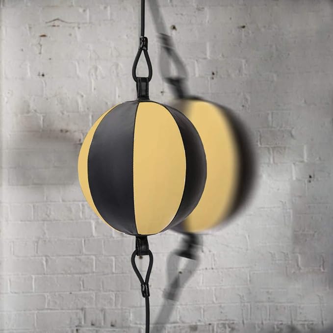 TOCO FREIDO Double End Punching Ball, Speed Bag with Difficulty Levels Boxing Reflex Ball with Headband, Perfect for Reaction, Agility, and Hand Eye Coordination Training