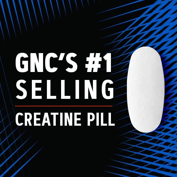 GNC AMP Creatine HCl 189 | Targeted Muscle Builder and Recovery Supplement | Fast Absorbing Performance Blend | 480 Count