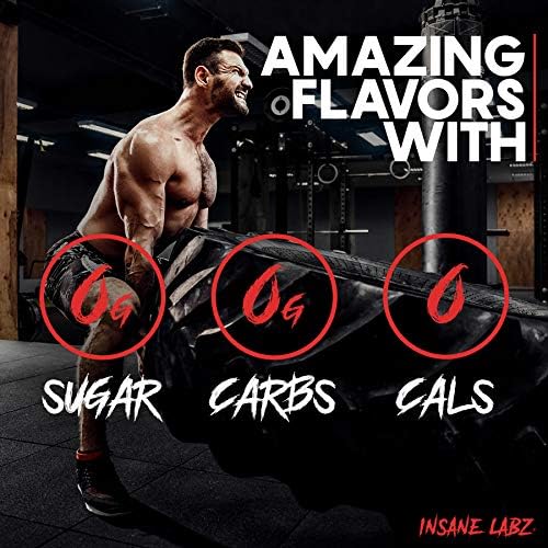 Insane Labz The Surgeon BCAA Recovery Powder - Branched Chain Amino Acid Post Workout Drink for Muscle Recovery - 30 Srvgs (30 Servings (Pack of 1), Blue Raspberry)