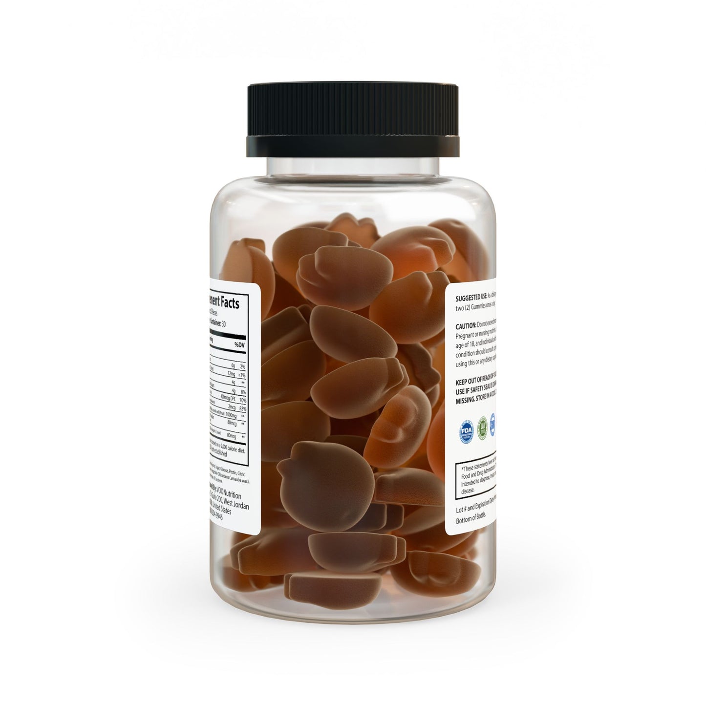 HBS, Apple Cider Vinegar Gummies (60 Gummies)