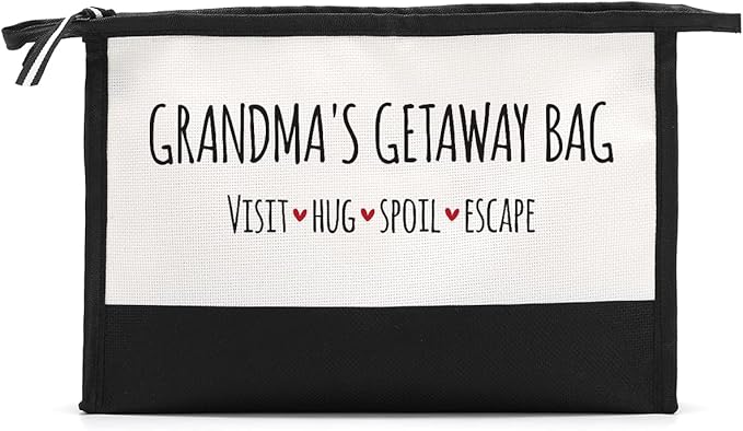 Grandma Gifts Makeup Bag Grandma Birthday Gifts Great Grandma Gifts First Time Grandma Gifts Grandmother Gifts Christmas for Nana Gigi New Grandma Promoted to Grandma Cosmetic Bag