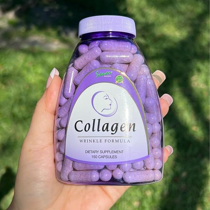 Sanar Naturals Collagen Pills with Vitamin C, E - for Hair, Skin, Nails, Joint Health, Reduce Wrinkles - Hydrolyzed Collagen for Women & Men, Collagen Supplement, 150 Capsules