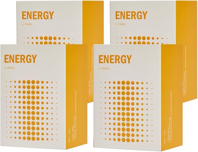 Energy - Energy Supplements - Promote Daily Energy & Focus with Choline, L Tyrosine, Teacrine & More - Nootropic Brain Support (24 Servings)