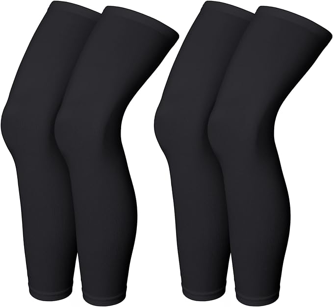 Skylety Compression Leg Sleeve Full Length Leg Sleeves Sports Cycling for Men Women, Running, Basketball