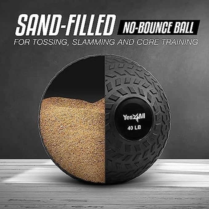 Yes4All Slam Ball 10-40lb Medicine