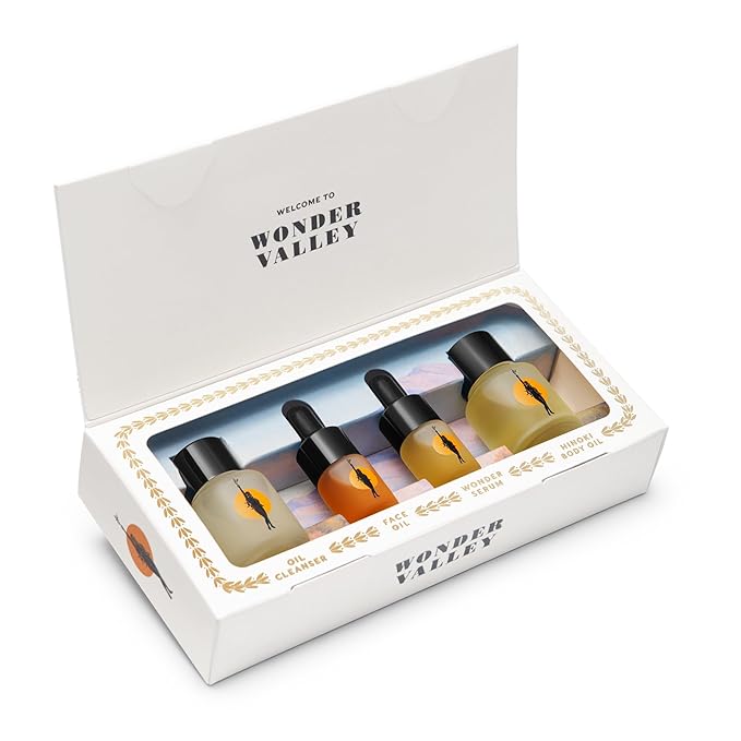 Wonder Valley - Little Wonders Set | Vegan, Cruelty-Free, TSA Approved Sizes | Hydrating, Microbiome-Friendly (4 piece set)