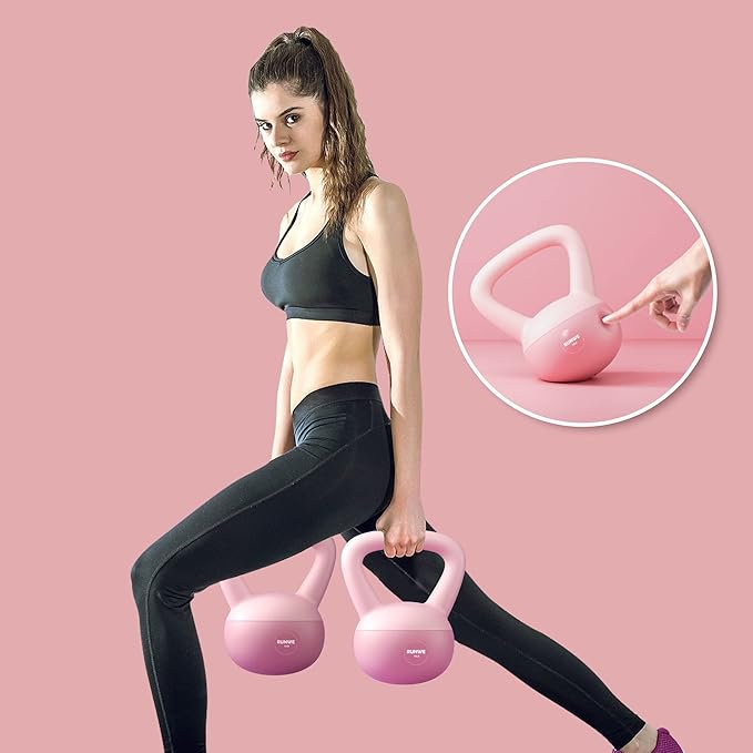 RUNWE Soft Kettlebell - Weight Options for 5 10, 15 15 and 20 LB