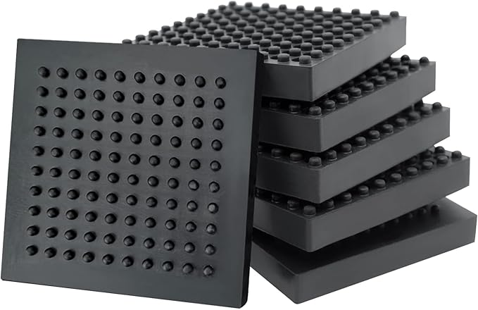 BXI Exercise Equipment Mat - 4 x 4 0.8 Inches 6 Pcs
