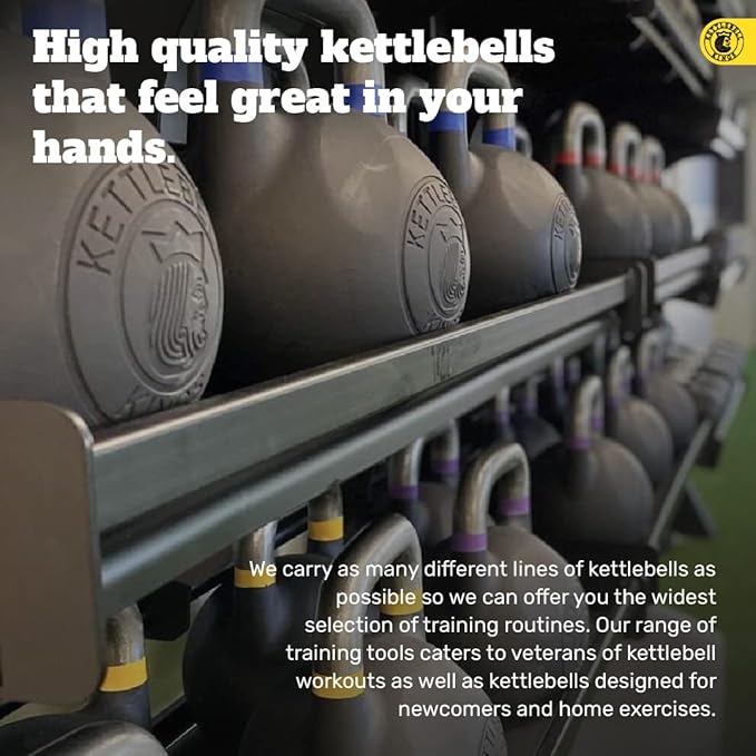 Kettlebell Kings Powder Coated Kettlebell Weights - 9-97