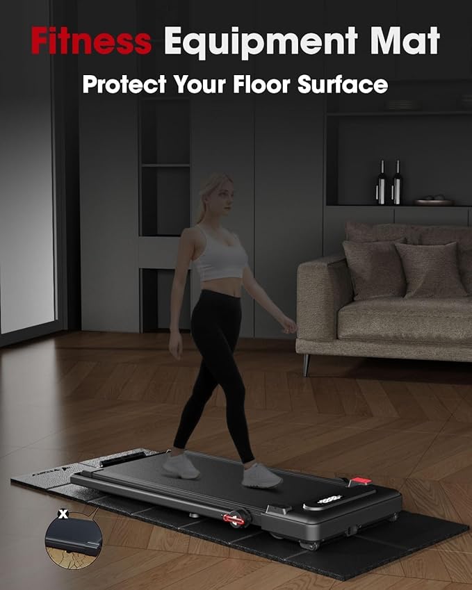 Treadmill Walking Pad Mat for Carpet Floors 72x32'' 1/4Γ’β¬ΕThick Treadmill