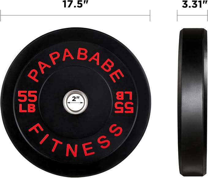 Papababe Bumper Plates 2 Inch