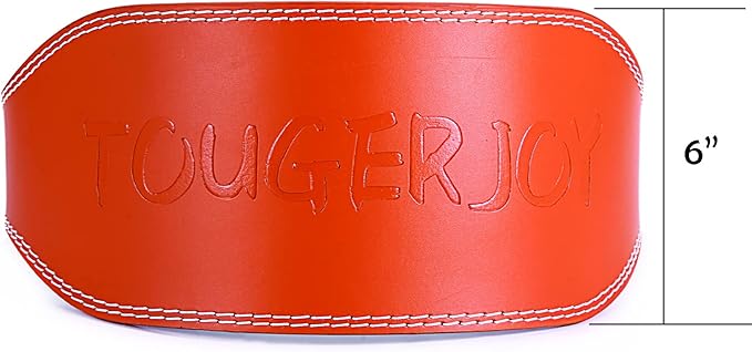 Genuine Leather Weight Lifting Belt for Men Double