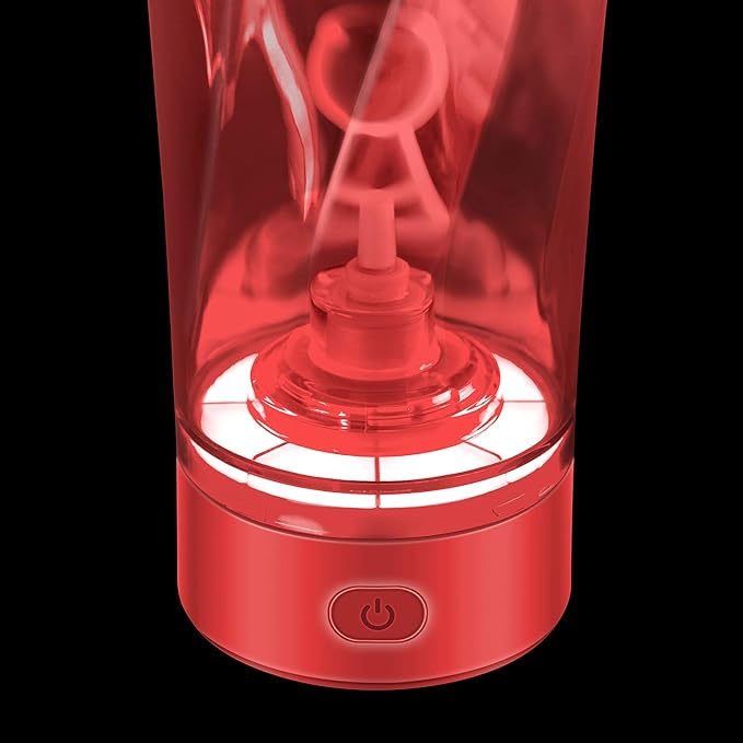 VOLTRX Premium Electric Protein Shaker Bottle, Made with Tritan - BPA Free - 24 oz Vortex Portable Mixer Cup/USB Rechargeable Shaker Cups for Protein Shakes