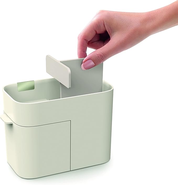Joseph Joseph 75003 Viva Makeup Cosmetic Storage Organizer with Drawer, Small, Shell