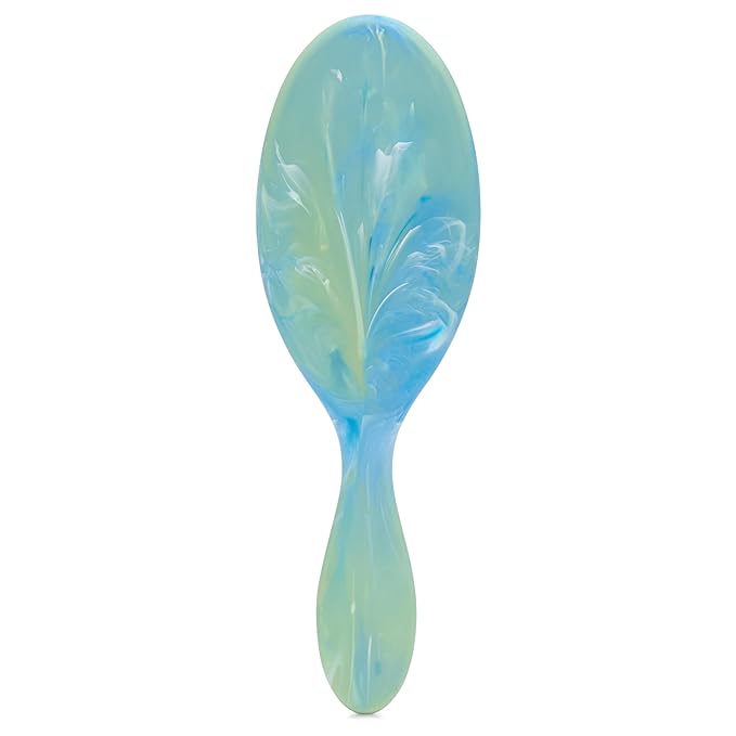 Wet Brush Original Detangler, Green (Matte Marble), Ultra-Soft IntelliFlex Bristles Glide Through Tangles, Detangling Hair Brush (Wet & Dry), Women & Men, Limited Edition