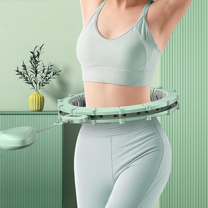 Weighted Hula Smart Hoops Adults - Weight Loss 24 Knots