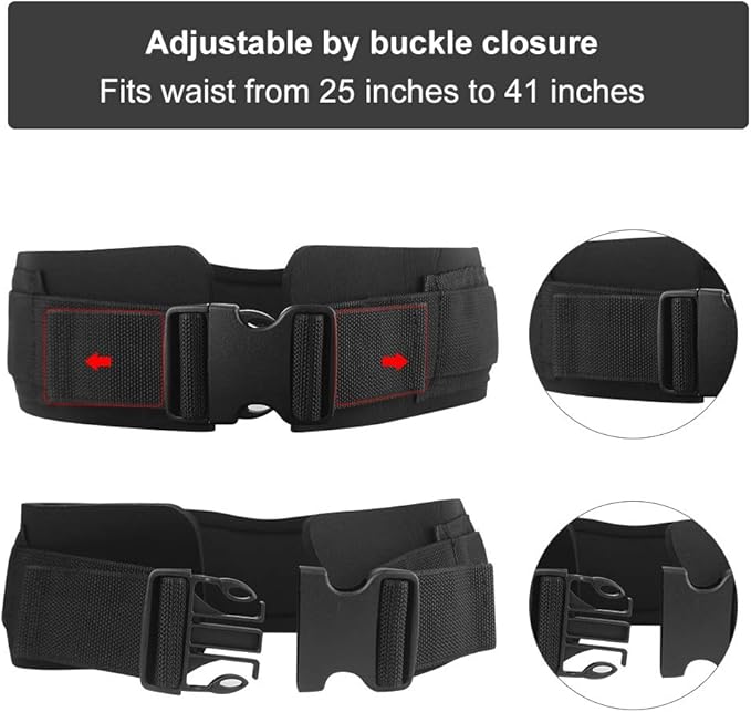 Waist Belt Neoprene Padded Gym Pulley Strap