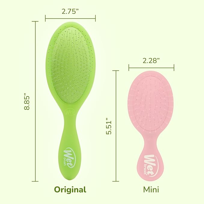 Wet Brush Original Detangler, Lime-a-rita (Summer Quencher), Ultra-Soft IntelliFlex Bristles Glide Through Tangles, Detangling Hair Brush (Wet & Dry), Women & Men, Limited Edition