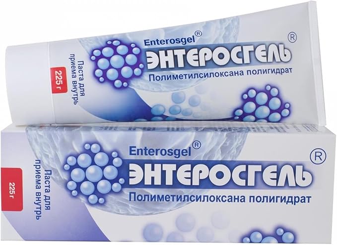 RIXET Enterosgel Toxin Binding Gel for Cleansing The Gut 225G (Pack of 3)