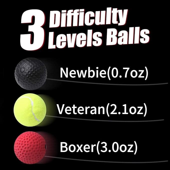 Double End Punching Bag Boxing Striking for Training - Speed Ended Set Includes Reflex Ball Headband and Pump- Portable MMA