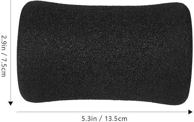 Sponge Foam Foot Pad Roller 2 Pair 1-inch Rod 5.3" X 2.9" ;Od 0.87" Id)