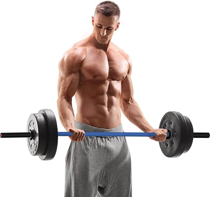 Olympic Barbell EZ Bar Curl Bar 4ft/5ft/7ft 2 Inch (300lb/330lb/400lb/700lb/1000lb/1500lb)