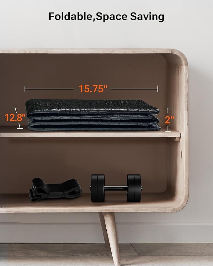UREVO Foldable Treadmill Mat