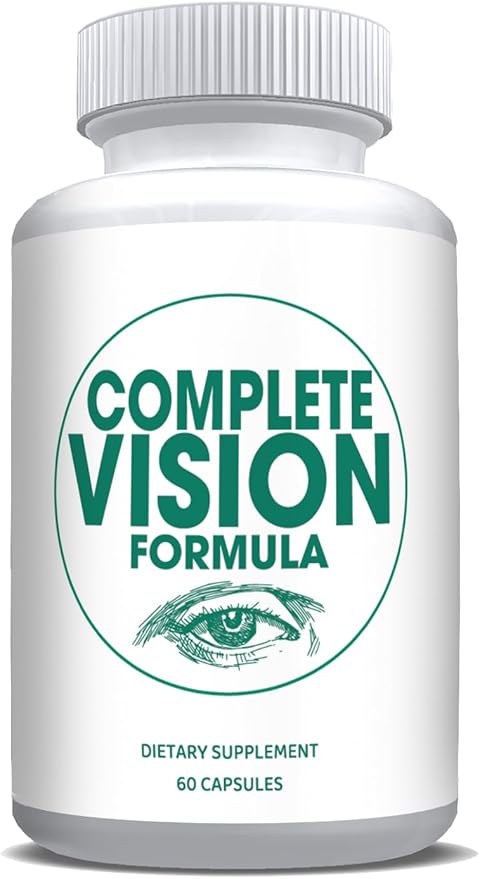 Pure Eye Health Vitamin & Mineral Supplements for Adults | #1 Complete Research Vision Formula w/Bilberry, Lutein, Zeaxanthin, Lycopene, Resveratrol | Supports Eye Strain, Dry Eyes 60 Capsules