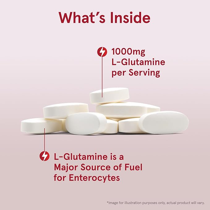 Jarrow Formulas L-Glutamine 1000 mg, Dietary Supplement for Muscle Tissue, Multifunctional Amino Acid, Immune Support , 100 Easy-Solv Tablets, 50-100 Day Supply