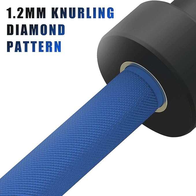 Olympic Barbell EZ Bar Curl Bar 4ft/5ft/7ft 2 Inch (300lb/330lb/400lb/700lb/1000lb/1500lb)