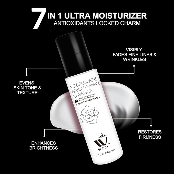 WBM Skincare Beauty Kit -Facial Cleanser & Facial Moisturizer for Sensitive Skin, Witch Hazel Facial Toner with Aloe Vera Formula, Anti-Aging Night Cream for Daily Cleansing & Refreshing Skin