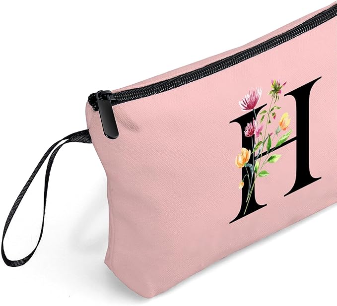 SEAMOON Birthday Inspirational Bridesmaid Proposal Team Small Gifts for Women Mom Aunt Teacher Sister Coworkers Makeup Cosmetic Bag Travel with Mirror Mothers Day Christmas Graduation H