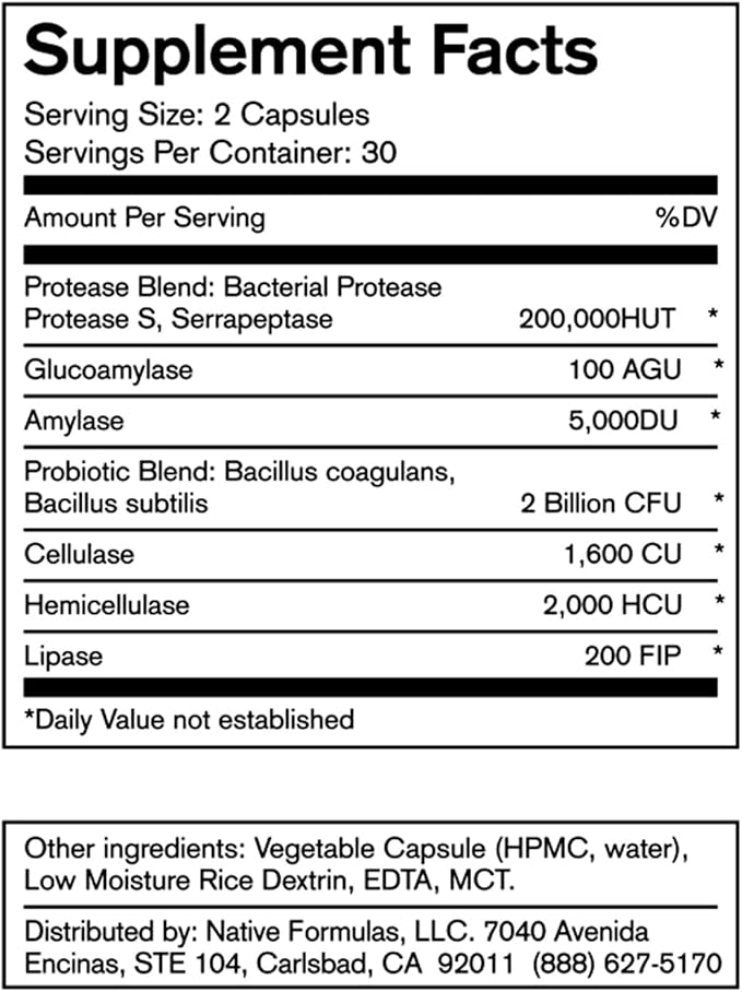 Restore 3 Proteolytic Enzyme & Spore Probiotic Blend Supplement - 180 Capsules - Advanced Biofilm Disruption Aid - Support GI Health, Fibromyalgia, Gut Flora, Muscle & Joint Support