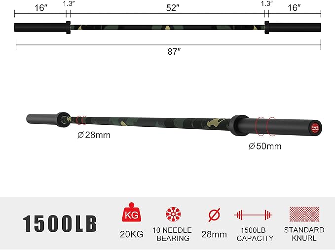 Olympic Barbell Curl Bar EZ Bar Strength Training